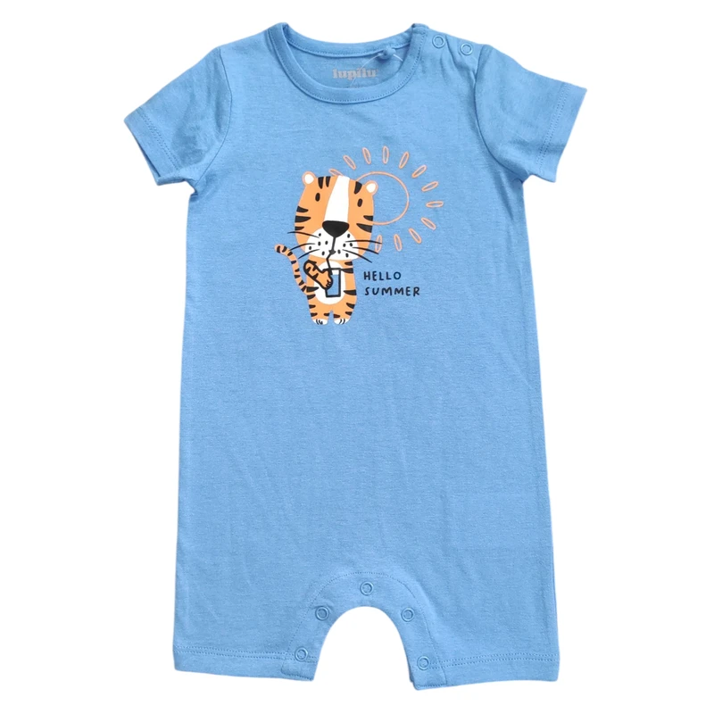 بادی آستین کوتاه نوزادی لوپیلو مدل A0