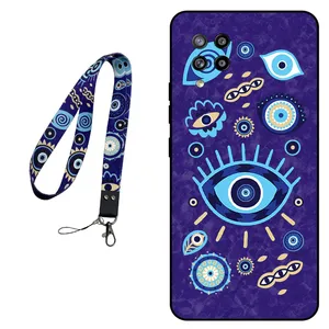 Megafone Devil Eye 0023 Cover For Samsung Galaxy A42 5G Mobile Neckband