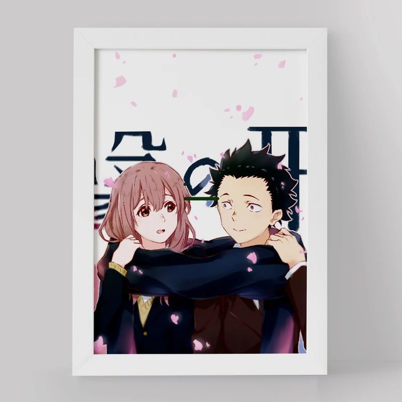 تابلو خندالو مدل شوکو نیشیمیا و شویا ایشیدا انیمه سایلنت ویس کد 15799