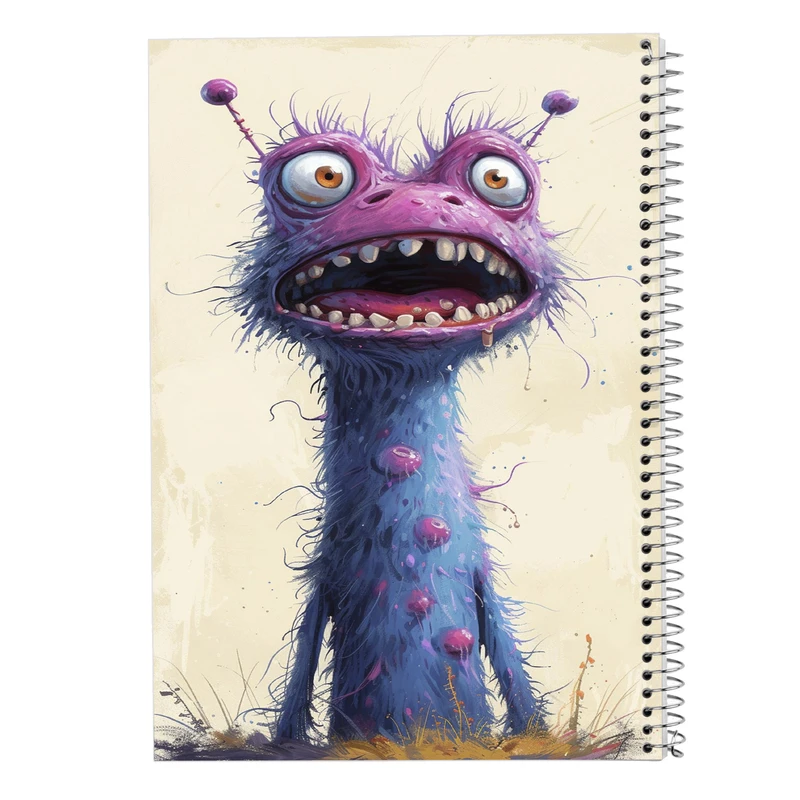 دفتر مشق 50 برگ مدوپد مدل هیولای فانتزی کد DF16761