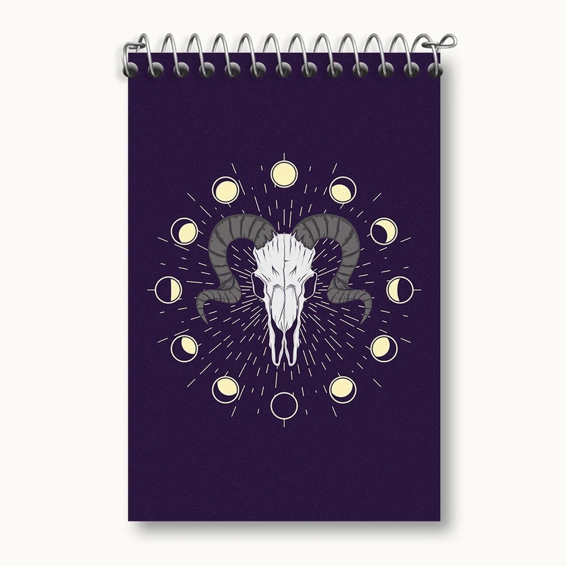 دفتر یادداشت 50 برگ خندالو مدل ماه کد F1701