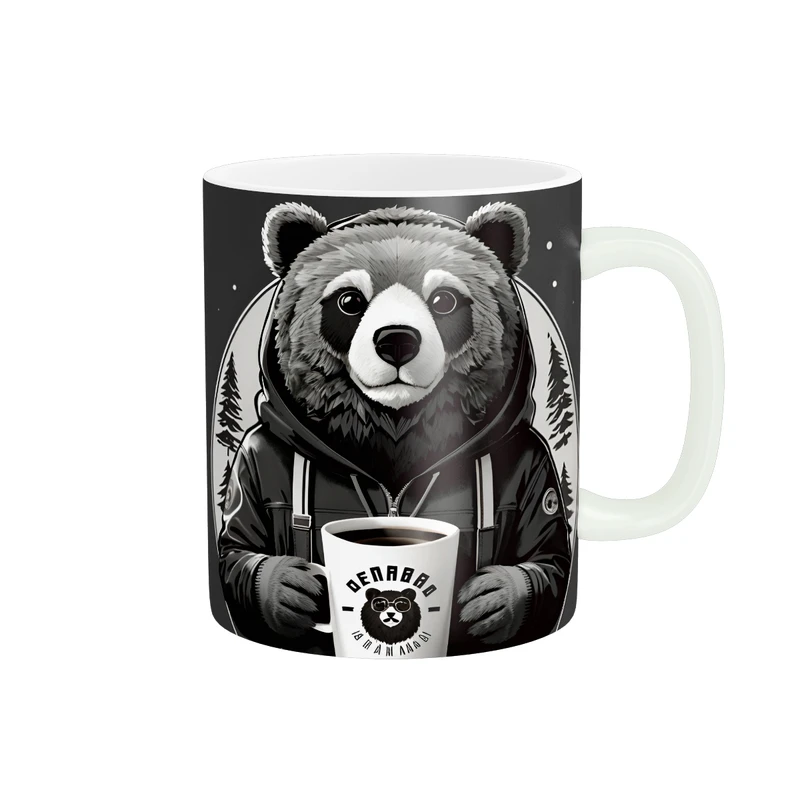 ماگ پاد آفرین طرح خرس کد 475