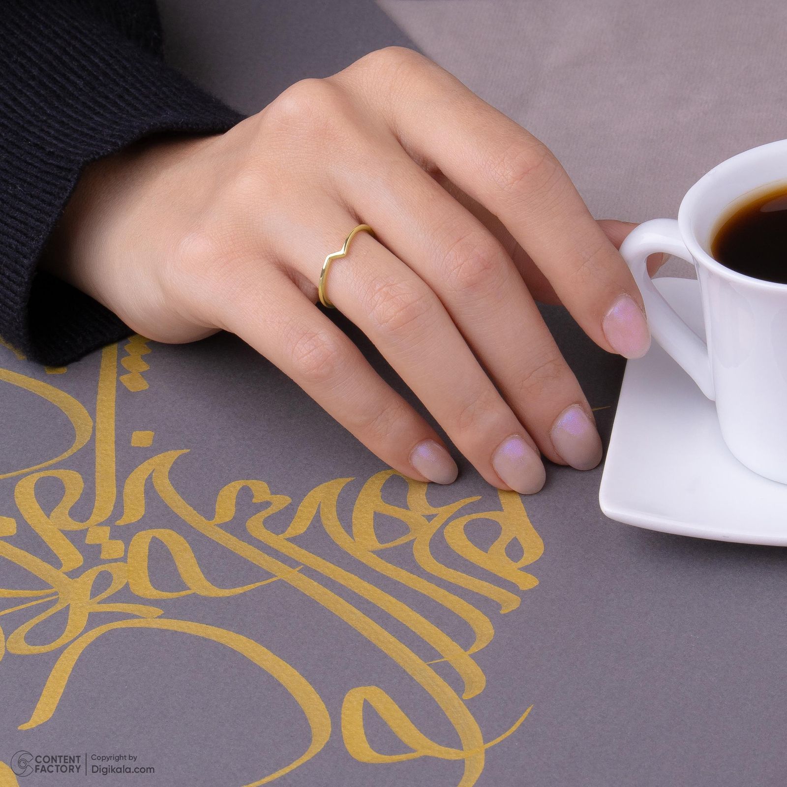 انگشتر طلا 18 عیار زنانه روبی آرت گالری مدل 329883 سایز 56 - - 2
