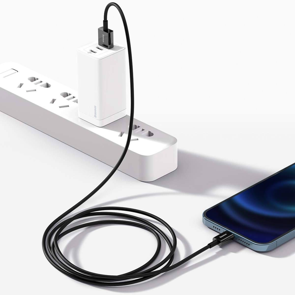 کابل تبدیل USB به لایتنینگ باسئوس مدل CALYS-C طول 2متر