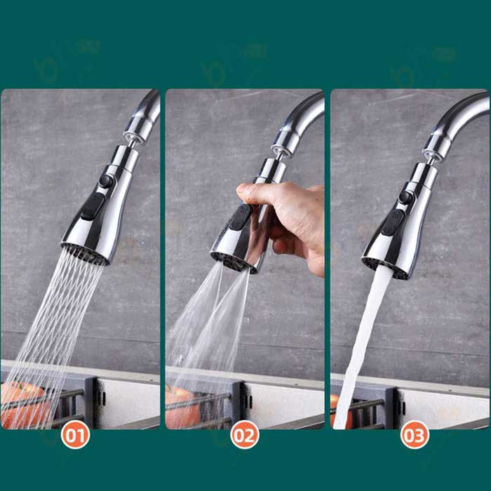 سرشیر آب مدل 3 حالته تبدیل دار 360 درجه