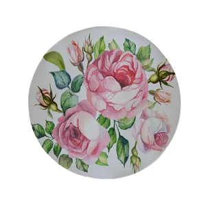 پادری مدل دایره طرح گل کد 5328 سایز 90 × 90 سانتی متر