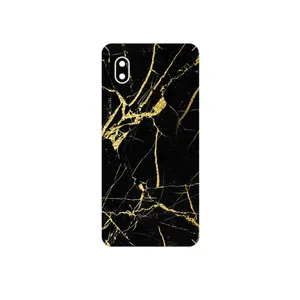 MAHOOT Graphite_Gold_Marble Cover Sticker for Samsung Galaxy A01 Core