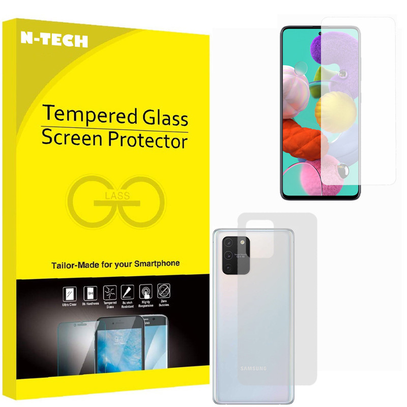  محافظ صفحه نمایش انتک مدل SDBKM-01 مناسب برای گوشی موبایل سامسونگ Galaxy S10 Lite به همراه محافظ پشت گوشی 