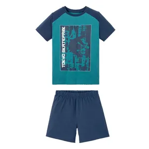 ست تی شرت و شلوارک پسرانه پیپرتس مدل OshoPe999