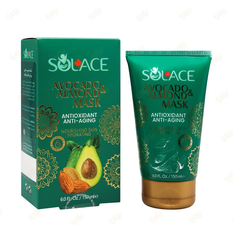 ماسک صورت سولس مدل روغن بادام و آووکادو حجم 150 میلی لیتر ماسک صورت سولس مدل روغن بادام و آووکادو حجم 150 میلی لیتر