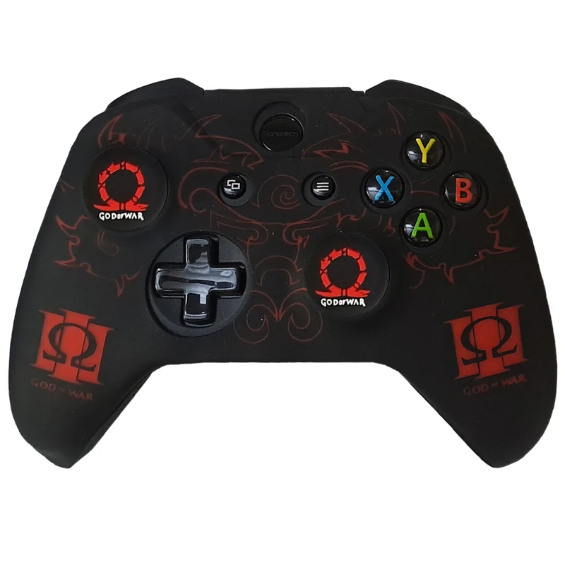 محافظ دسته ایکس باکس وان مدل God of war ONE039 به همراه روکش آنالوگ