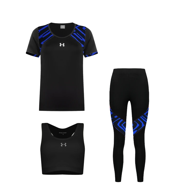 ست 3 تکه لباس ورزشی زنانه مدل 7202-1401-1801