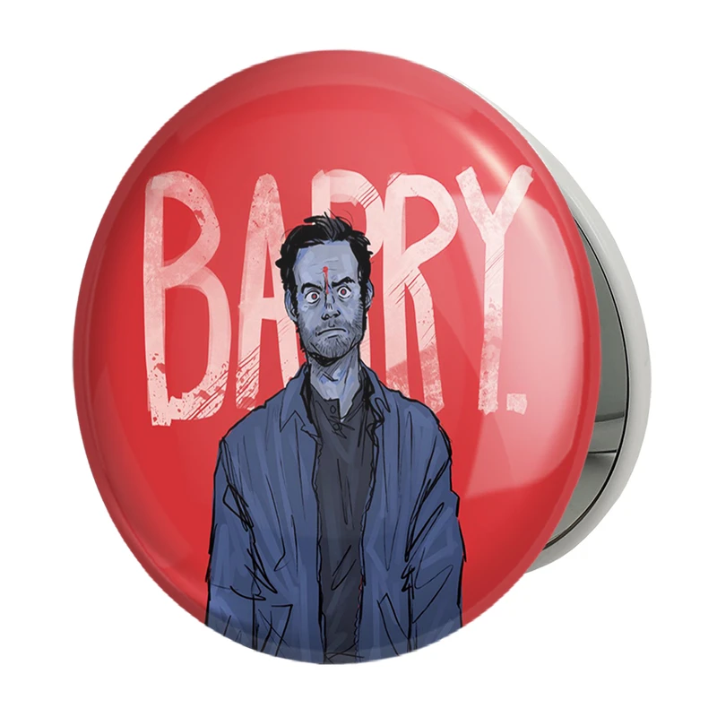آینه جیبی خندالو طرح سریال بری Barry مدل تاشو کد 29810