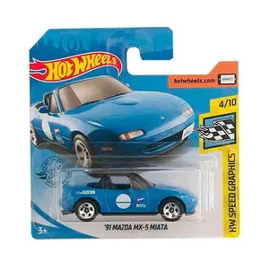 ماشین بازی هات ویلز مدل Mazda Mx5 Miata 91