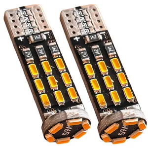 لامپ چراغ خودرو تک حالته سام مدل ۲۴ تایی کد SMD.Orng پایه تک کنتاکت بسته ۲ عددی