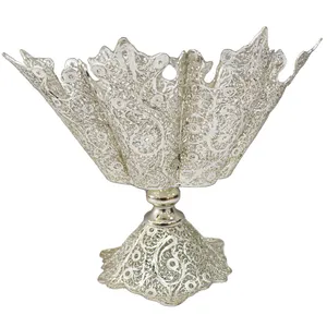 میوه خوری ملیله کاری مدل هشت پر مجلسی کد 30p22w767