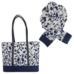 ست کیف و شال زنانه مدل فرورژه بته جغه 