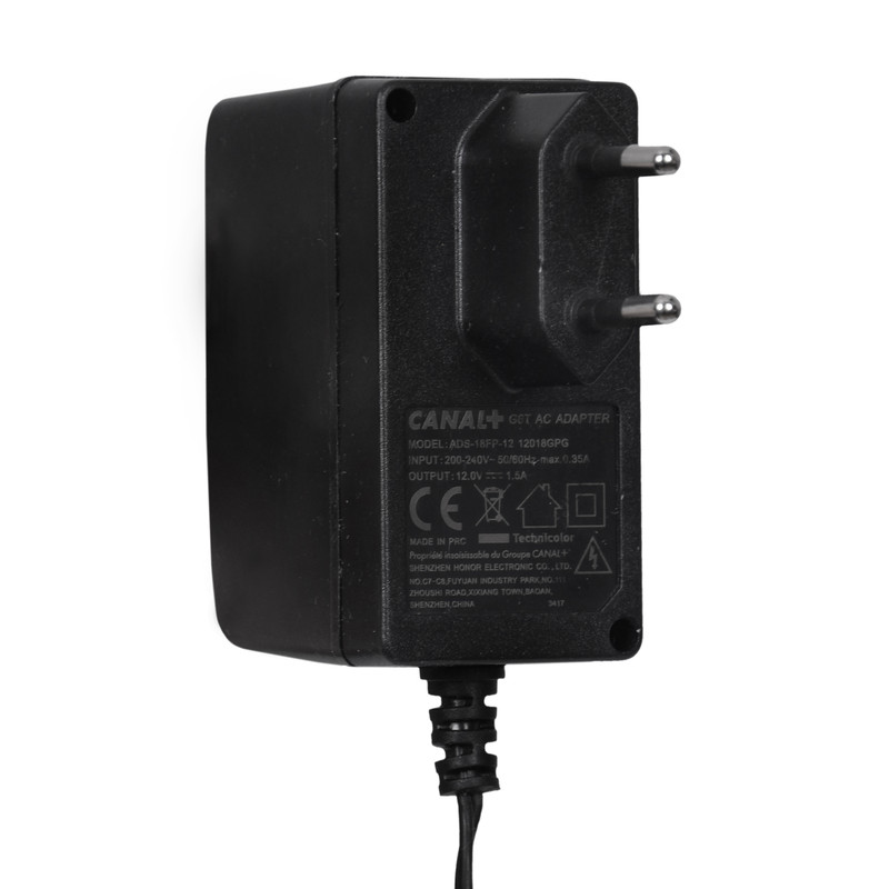 آداپتور 12 ولت 1.5 آمپر مدل +CANAL