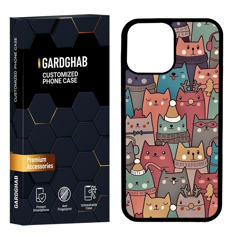 کاور گارد قاب مدل پشت گلس فانتزی مناسب برای گوشی موبایل اپل iPhone 13 Pro Max