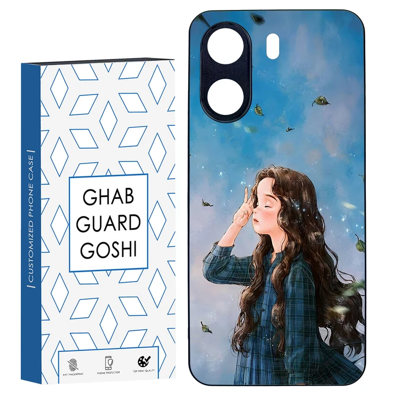 کاور قاب گارد گوشی طرح دخترانه کد TPU-037 مناسب برای گوشی موبایل شیائومی REDMI 13C / POCO C65