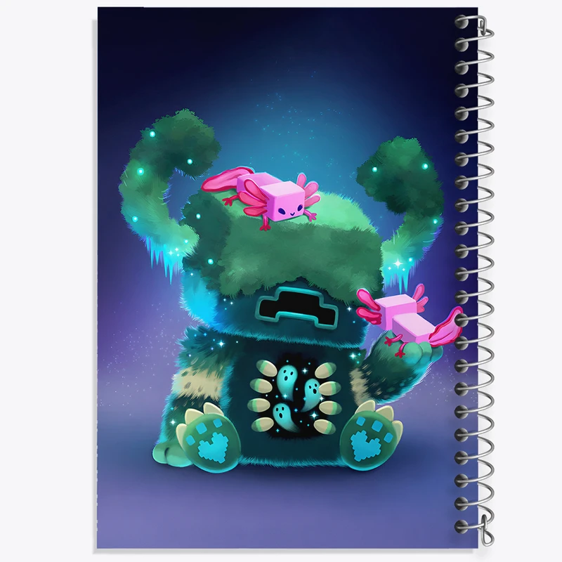 دفتر مشق 50 برگ خندالو طرح ماینکرافت (Minecraft) کد N5985