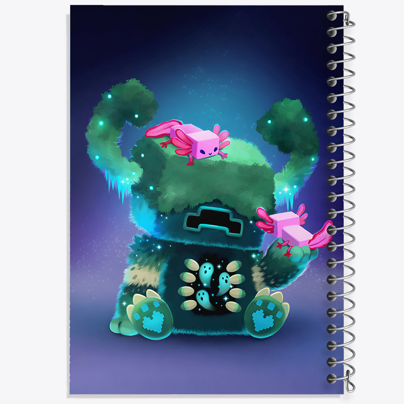 دفتر مشق 50 برگ خندالو طرح ماینکرافت (Minecraft) کد N5985