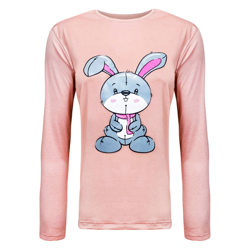 ست تی شرت آستین بلند و شلوار زنانه مدل خرگوشی