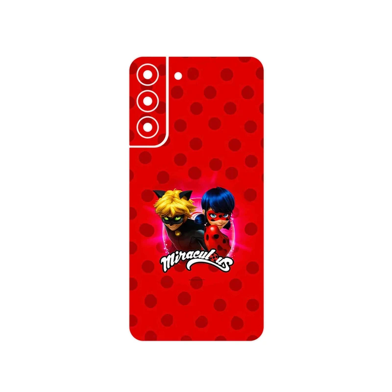 برچسب پوششی ماهوت مدل Ladybug and Cat Noir مناسب برای گوشی موبایل سامسونگ Galaxy S22 Plus 5G