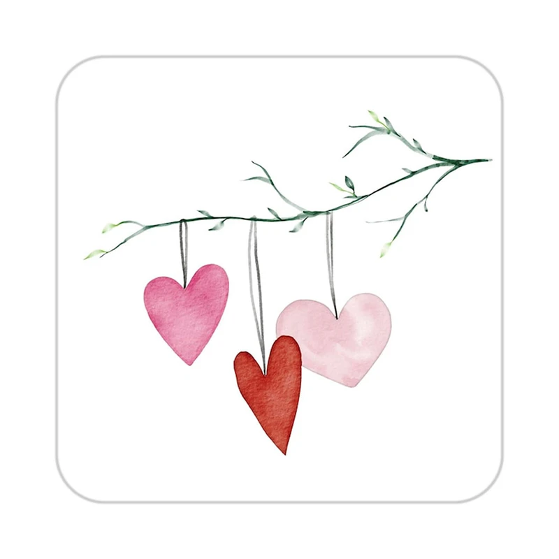 زیر لیوانی کاکتی طرح عاشقانه مدل mp41053