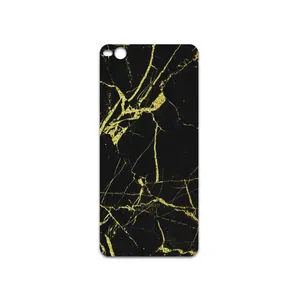 MAHOOT  Graphite-Gold-Marble Cover Sticker for HTC One X9