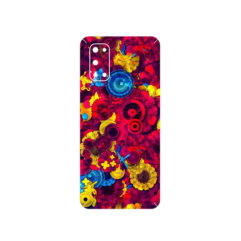 برچسب پوششی ماهوت مدل Vector Flower Garden Digital Art مناسب برای گوشی موبایل ریلمی 7 5G