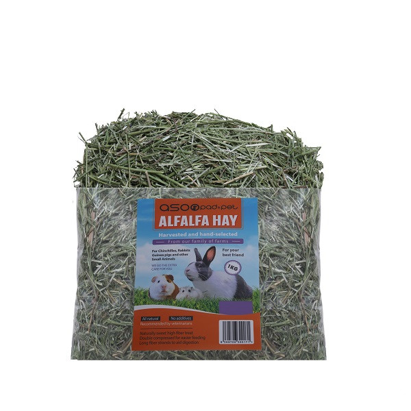 یونجه جوندگان آسو پت مدل Alfalfa وزن 1 کیلوگرم
