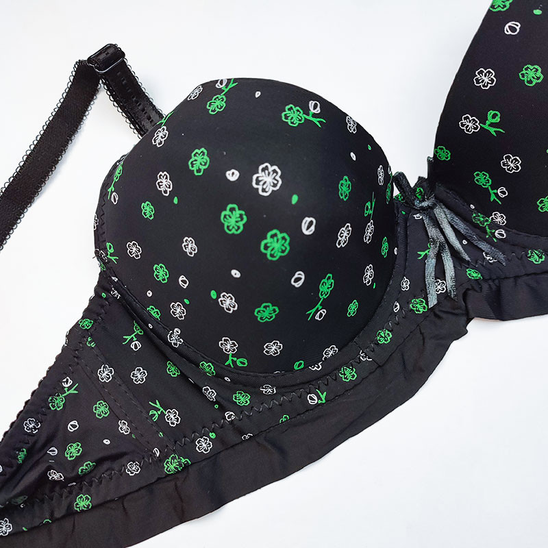 سوتین زنانه مدل اسفنجی نیم جک کاپ B کد 894036