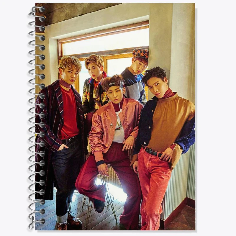 دفتر لغت 50 برگ خندالو مدل گروه شاینی Shinee کد 21369