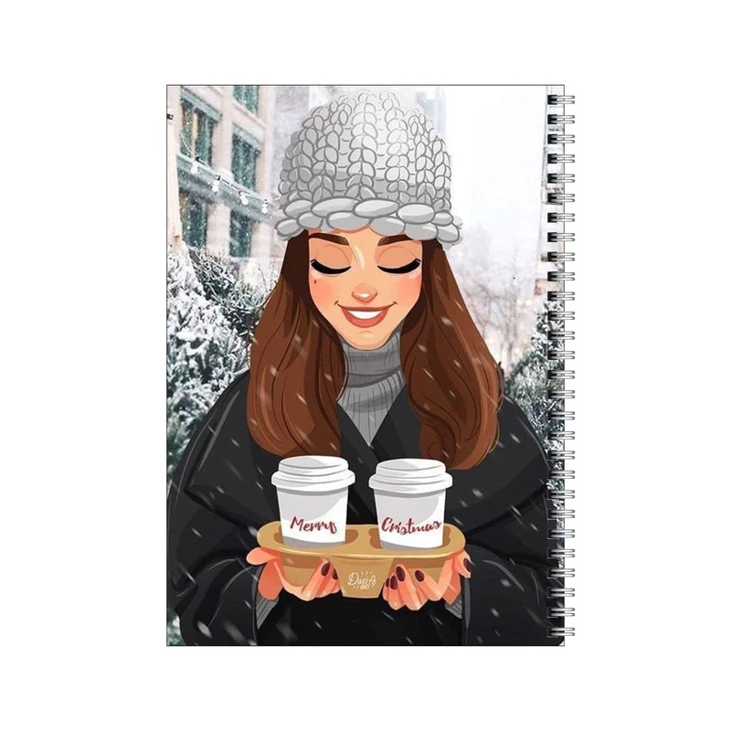 دفتر مشق 100 برگ بامبیلیپ طرح استایل زمستانه  کد 3707092