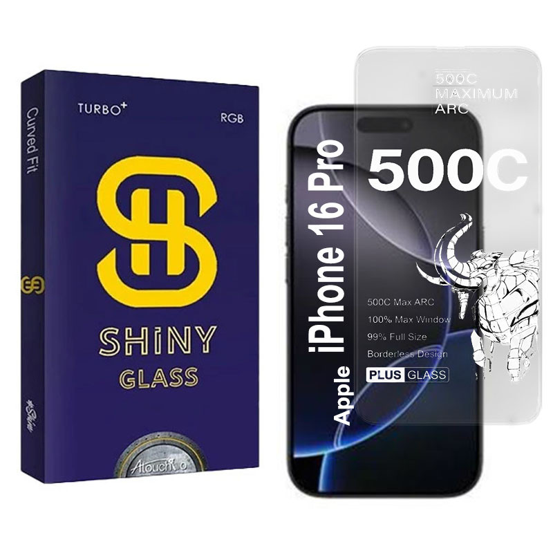 محافظ صفحه نمایش شیشه ای آتوچبو مدل 500C-AT مناسب برای گوشی موبایل اپل iPhone 16 Pro
