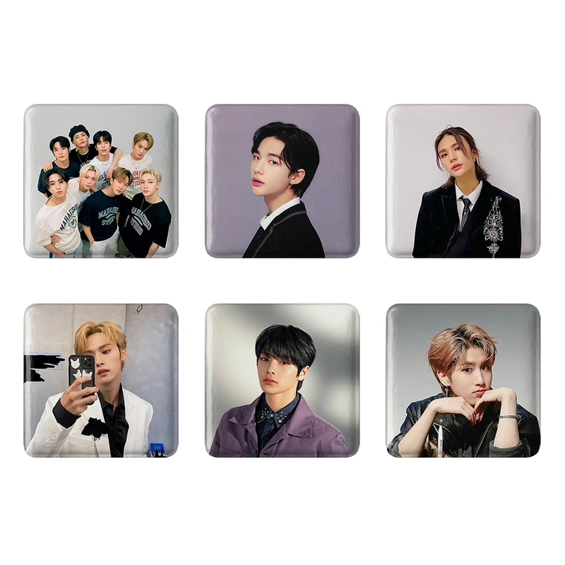 مگنت خندالو طرح گروه استری کیدز Stary Kids کد 908B مجموعه 6 عددی