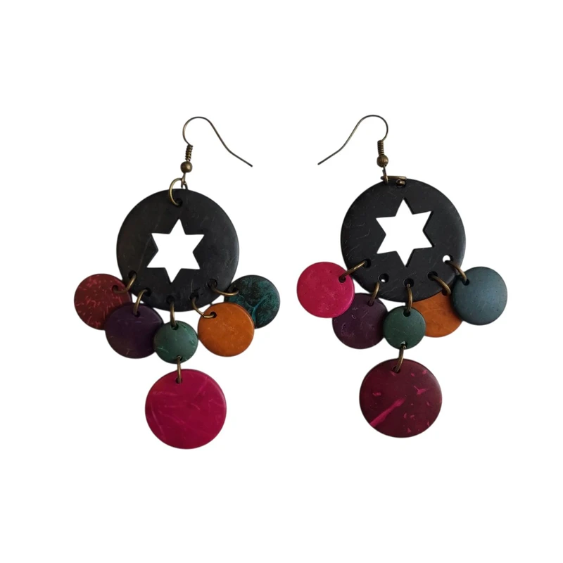 گوشواره آویز زنانه مدل هنری