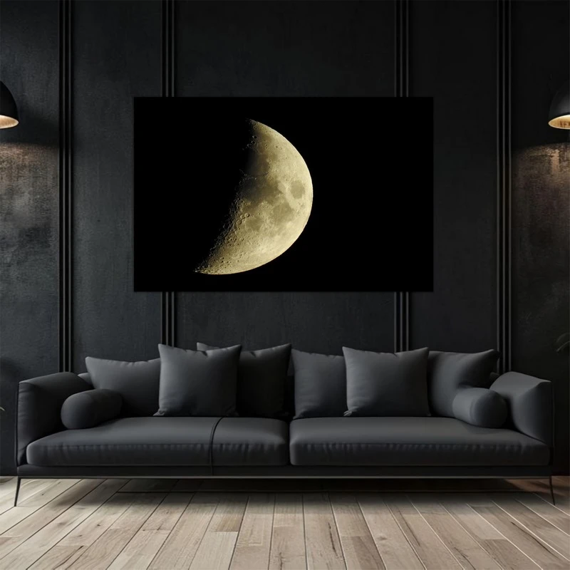 تابلو بکلیت طرح هلال ماه و شب مدل B-bu5180