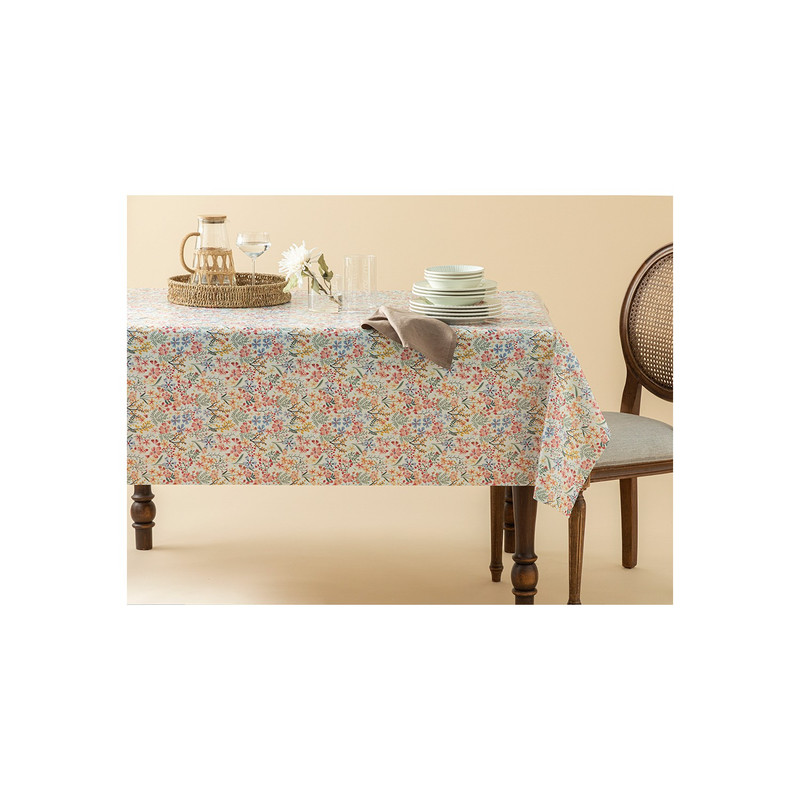 رومیزی انگلیش هوم مدل Flower Square 140x140 رومیزی انگلیش هوم مدل Flower Square 140x140
