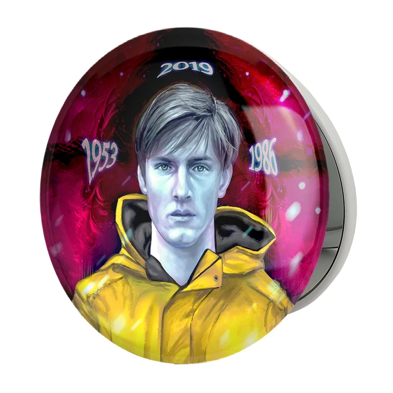 آینه جیبی خندالو طرح جوناس کانوالد سریال دارک Dark مدل تاشو کد 10176 