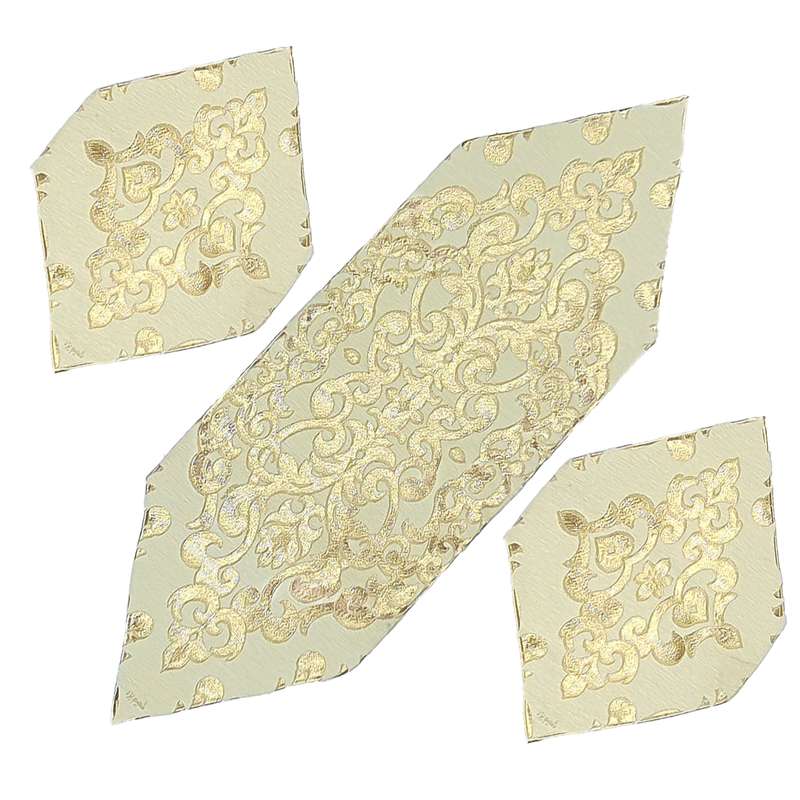 ست سه تکه رومیزی مدل ترنج کد CM3-3