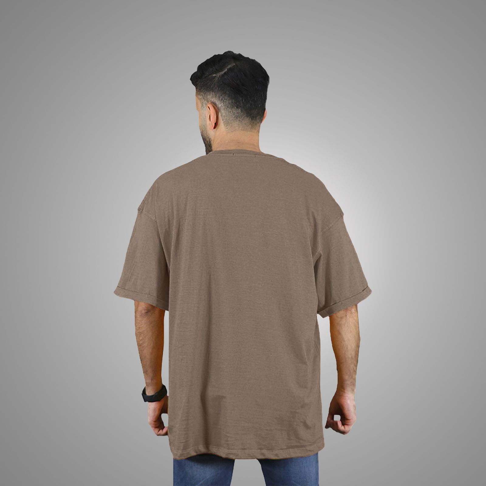 تی شرت اورسایز آستین کوتاه مردانه مالدینی مدل T-263 -  - 3