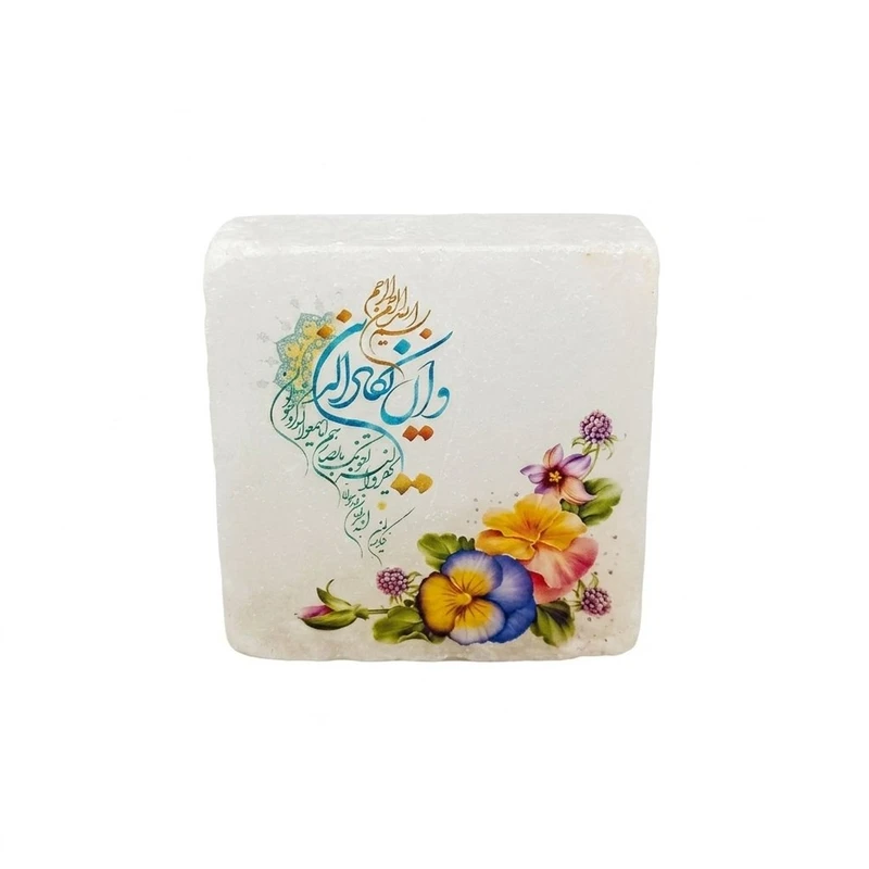 سنگ نمک دکوری مدل مربعی کد ۶۳
