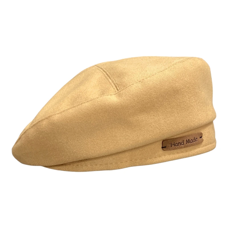 کلاه برت زنانه مدل کتان ساده ۰۱