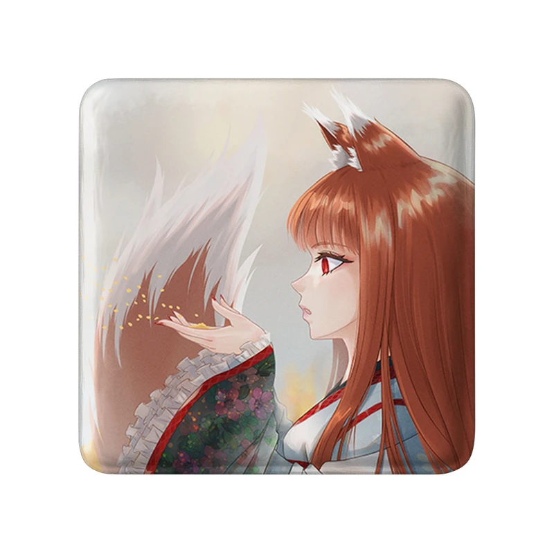 پیکسل خندالو طرح هولو انیمه ادویه و گرگ مدل مربعی کد 36146