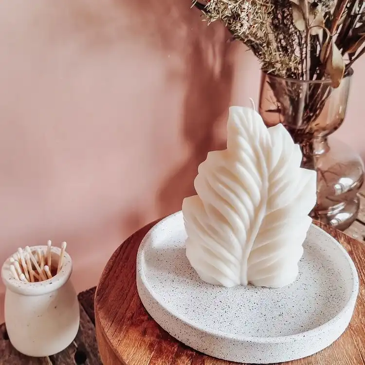 قالب شمع مدل برگ