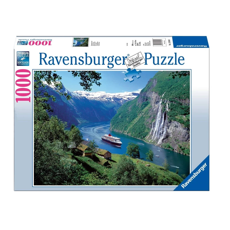 پازل 1000 تکه راونزبرگر مدل Norwegian Fjord کد 15804