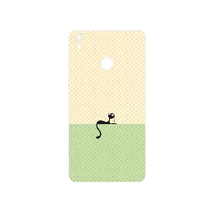 MAHOOT Minimal Internet Cat Icon Cover Sticker for Tecno Camon CX Air