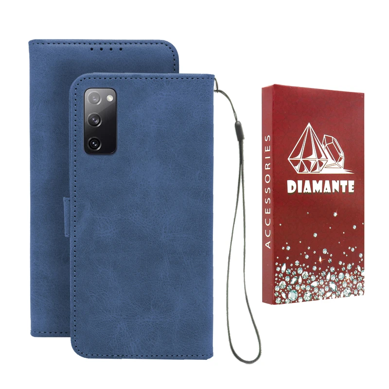 کیف کلاسوری دیامانته مدل Scusa Rd مناسب برای گوشی موبایل سامسونگ Galaxy S20 FE به همراه بند آویز